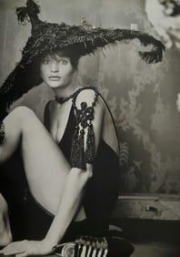 Michel Compte, Helena Christensen in Haute Couture by Valentino, Paris, 1995