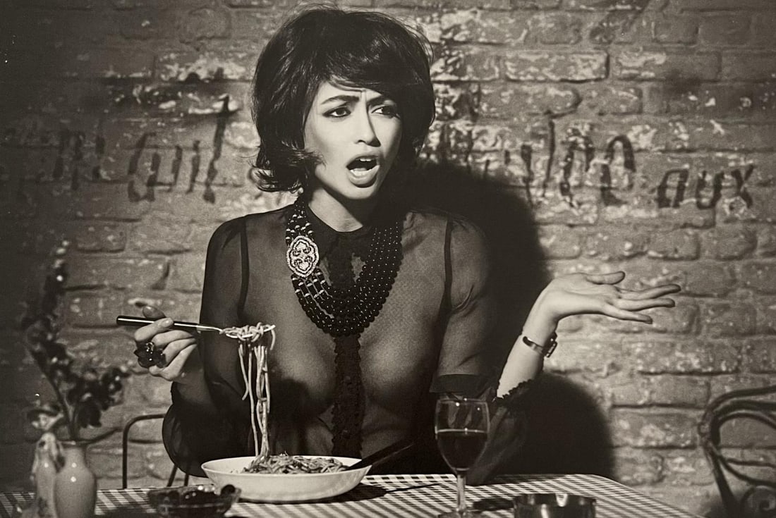 Marc Lagrange, Spaghetti Al Dente, 2000's: Photographer: Marc Lagrange was a Belgian photographer known for his nude portraits of female figures. Lagrange created dream-like and fantastical narrative pictures populated by beautiful nudes that