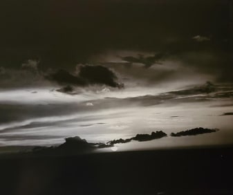 Brett Weston, Sunset, Kona Coast 1989