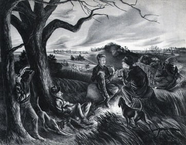 John S. De Martelly, Blue Valley Fox Hunt, 1937