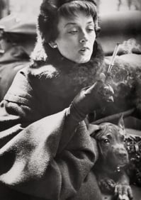 Richard Avedon, Dorian Leigh, Coat by Dior, Avenue Montaigne, Paris, 1949