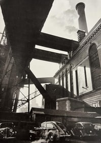 Berenice Abbott, Contrasting 331 East 39th Street With Chrysler Building And Daily News Building,