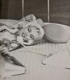 Marilyn Monroe on the phone