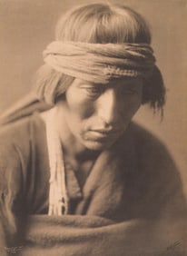 Edward S. Curtis, PLATE 75 Hastobiga. Navaho Medicine Man, CA, 1904