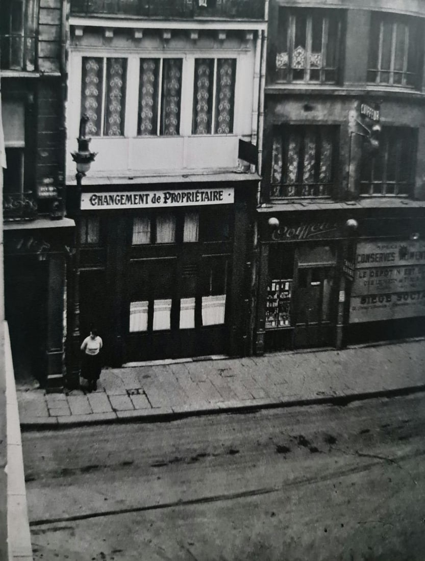 Brassai, Brothel, Rue Quinquempoix, 1933: Photographer: Brassai (pseudonym of Gyula Halász, 1899 – 1984) - historically important Hungarian photographer, sculptor and filmmaker who rose to fame in France. Title: Brothel, Rue Quinquempoix T