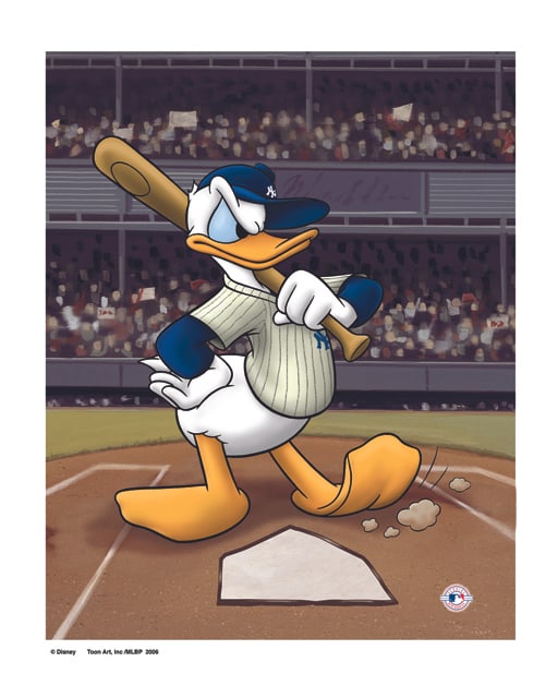 Disney, Donald Duck, 'At The Plate, New York Mets' (1 of 1)