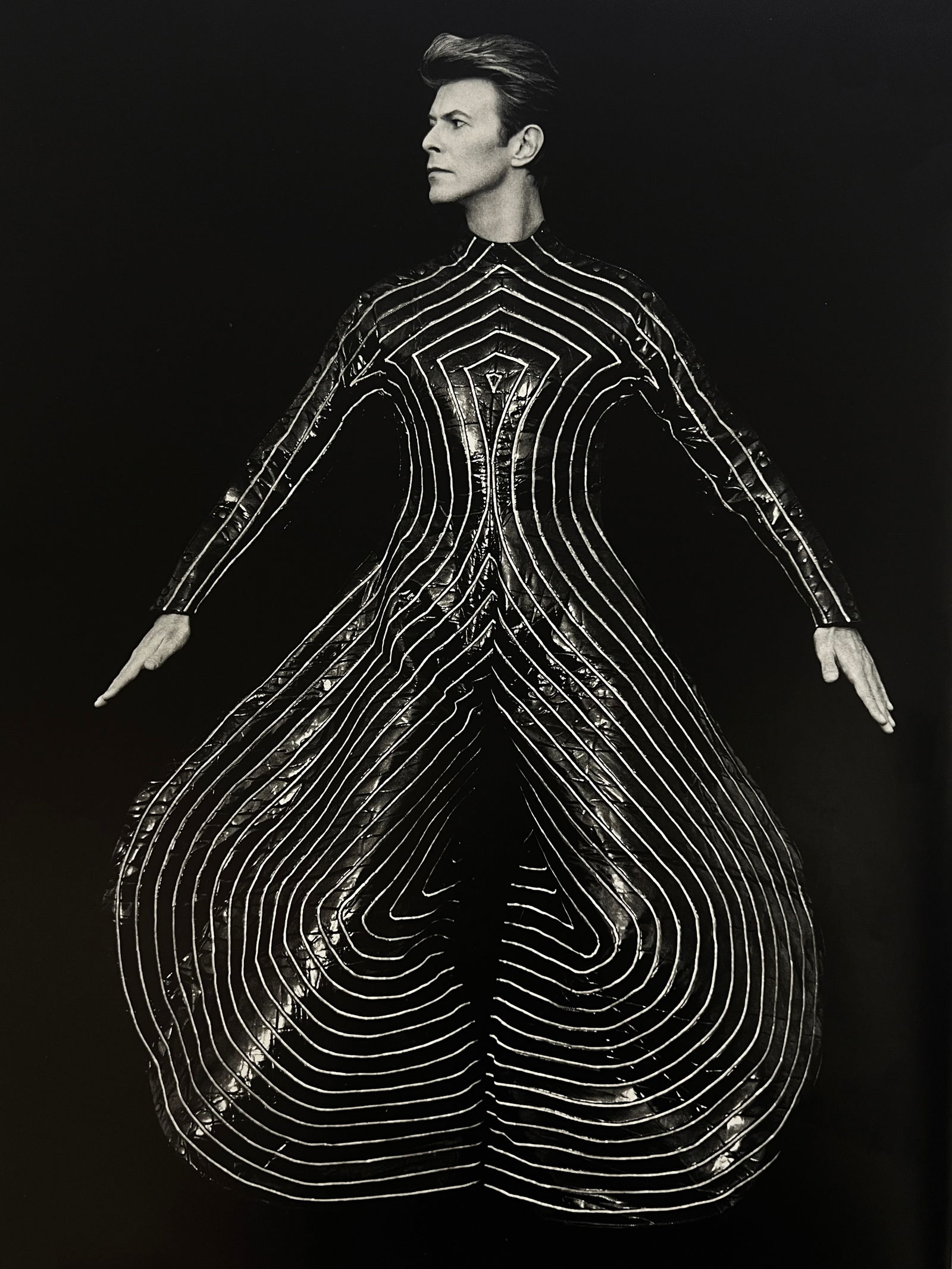 Herb Ritts, David Bowie, Hollywood, 1989: Photographer: Herbert "Herb" Ritts (American, 1952 - 2002) - renowned fashion, art and celebrity photographer. Subject: "David Bowie, Hollywood" Date Of Negative: 1989 Type Of Print: Fine Duotone Phot