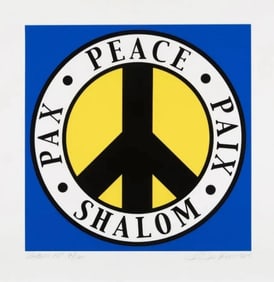 Robert Indiana, 'The Tel Aviv Peace', Artist Proof Screenprint, 2004