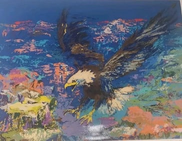 LeRoy Neiman American Bald Eagle Signed Numbered AP Serigraph