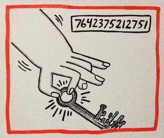 Keith Haring, 'Against all odds', Limited Edition Silkscreen, 1990