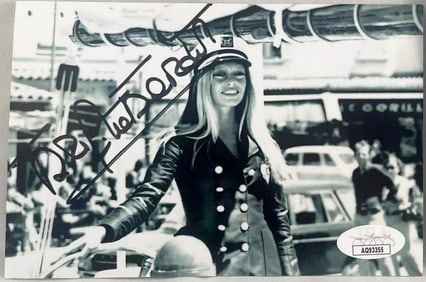 Brigitte Bardot, JSA Certified Celebrity Autographed Black & White Photo