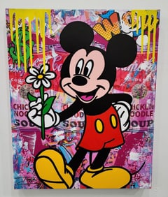 Jozza, 'For You Only', Signed Mixed Media Acrylic Canvas Painting, 2024