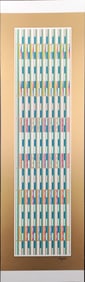 Yaacov Agam, Vertical Orchestration, Serigraph Signed & Numbered Number 25/54