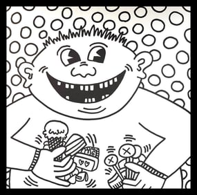 Keith Haring, Untitled Iii, Lithograph - 1985