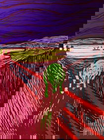 Andy Warhol, The Scream (Green) Sunday B. Morning