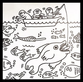 Keith Haring, Untitled III, Lithograph, 1985