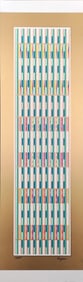 Yaacov Agam, Vertical Orchestration, Serigraph Signed & Numbered Number 10/54
