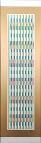 Yaacov Agam, Vertical Orchestration, Serigraph Signed & Numbered Number 24/54