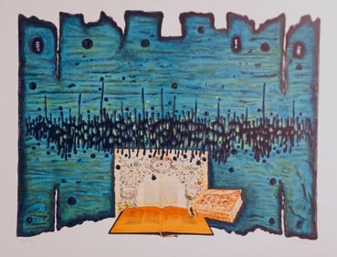 Moshe Castel, Prayer Hand, Signed & Numbered, Lithograh