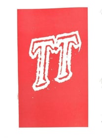 David Hockney - Letter T - Framed Lithograph