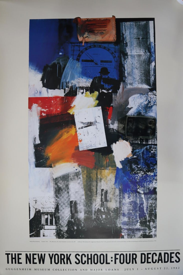 Robert Rauschenberg Original Exhibition Poster 1982 (1 of 1)