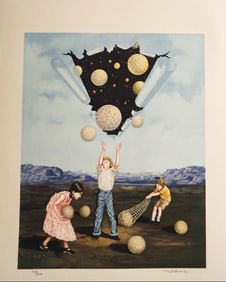 Tito Salomoni, Catch A Star, Lithograph