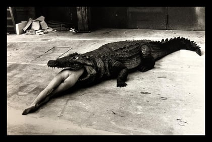 Helmut Newton, A scene from Pina Bausch's ballet Die Keuschheitslegende, Wuppertal, 1983