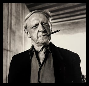 Helmut Newton, Anthony Burgess, Monte Carlo, 1985