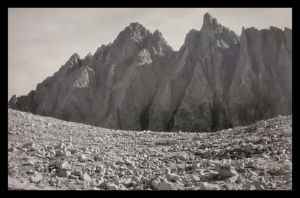 Ansel Adams, Bishop Pass and the Inconsolable Range, Kings Canyon National Park, California, 1936