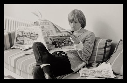 Terry O'neill, Brian Jones Backstage At The Television Show 'Ready, Steady, Go', 1964