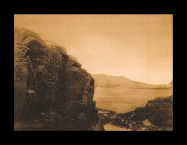 Edward S. Curtis, FIG. 30 Petroglyphs Wishbam, 1909