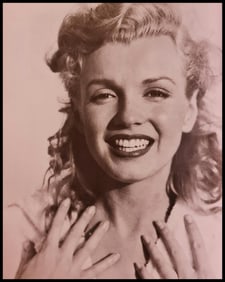 Norma Jean on a modeling trip