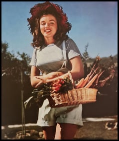 19 year old Norma Jeane as a Los Angeles farm girl