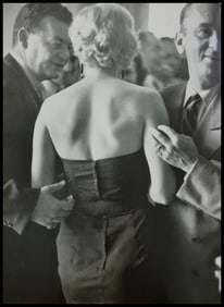 Marilyn Monroe at a thank you party for The Seven Year Itch