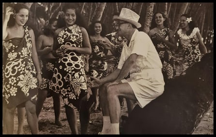 Adolphe Sylvain, Julien Duvivier, Tila, Jeanine Tehani and Sarah, 1957