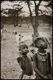 Sebastiao Salgado, A Himba group in Orutanda, Namibia, 2005
