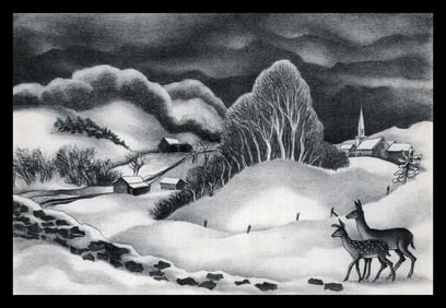 Ernest Fiene, Winter Evening, 1939