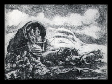 Eugene Higgins, Pioneers Resting, 1937