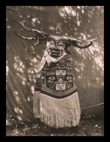 Edward S. Curtis, FIG.24 Edward S. Curtis, (Figure in Costume) Kwakiutl (Qagyuhl), 1914