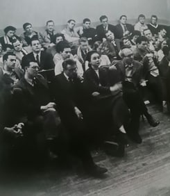 Dennis Stock, James Dean attending Lee Strasberg's class, NYC