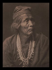 Edward S. Curtis, PLATE 17 Nesjaja Hatali Navajo, CA, 1904
