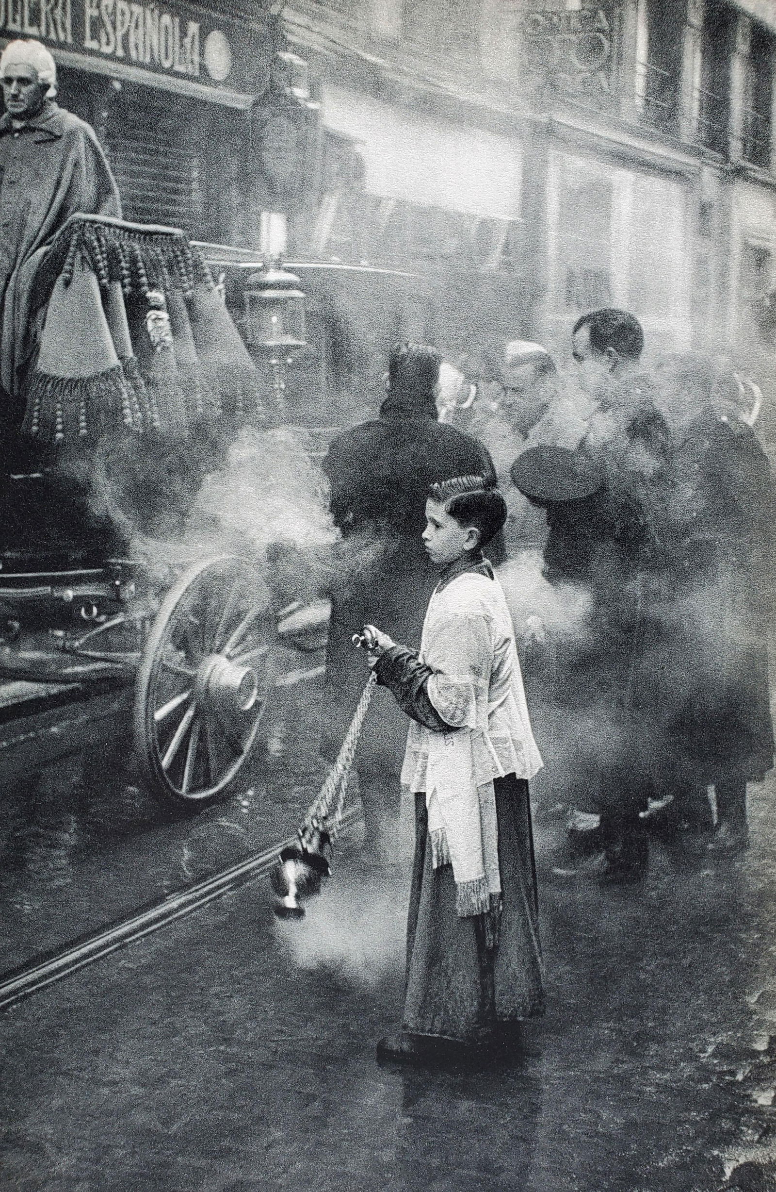 Henri Cartier Bresson, The Europeans, 7 , 1955: Photographer: Henri Cartier-Bresson (French 1908 - 2004) - Internationally renowned photographic artist - widely considered the "father" of modern photojournalism. Subject/Title: The Europeans, 7 Date