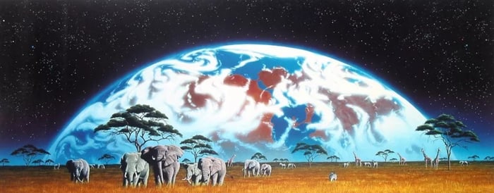 Schim Schimmel, 'Africa Rising', Framed - Signed Limited Edition Artist Proof Giclee