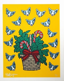 George Rodrigue, Blue Dog - 'High On Sugar', Signed Limited Edition Silkscreen
