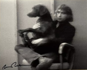 William Wegman Hand Signed 8 x 10 Photo