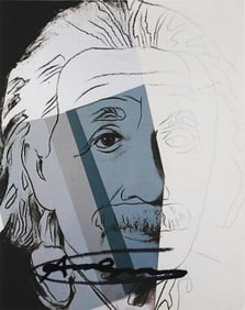 Andy Warhol 'Albert Einstein FS-229' Signed Invitation