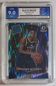 Donovan Mitchell Rookie Card Gem Mint 9