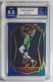 Anthony Edwards Panini Select Card Gem Mint 8.5