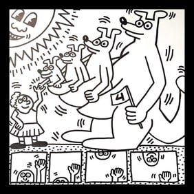 Keith Haring, Untitled IV, Lithograph, 1985