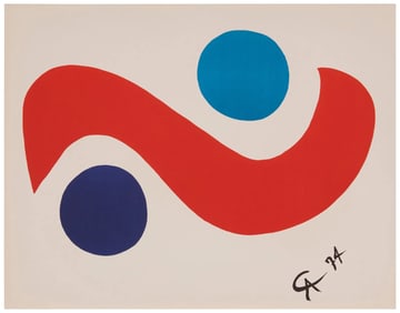 Alexander 'Calder, 'Skybird' from Flying Colors Suite, 1974-1975